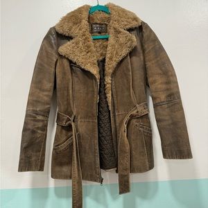*sold* Winlit Leather Coat